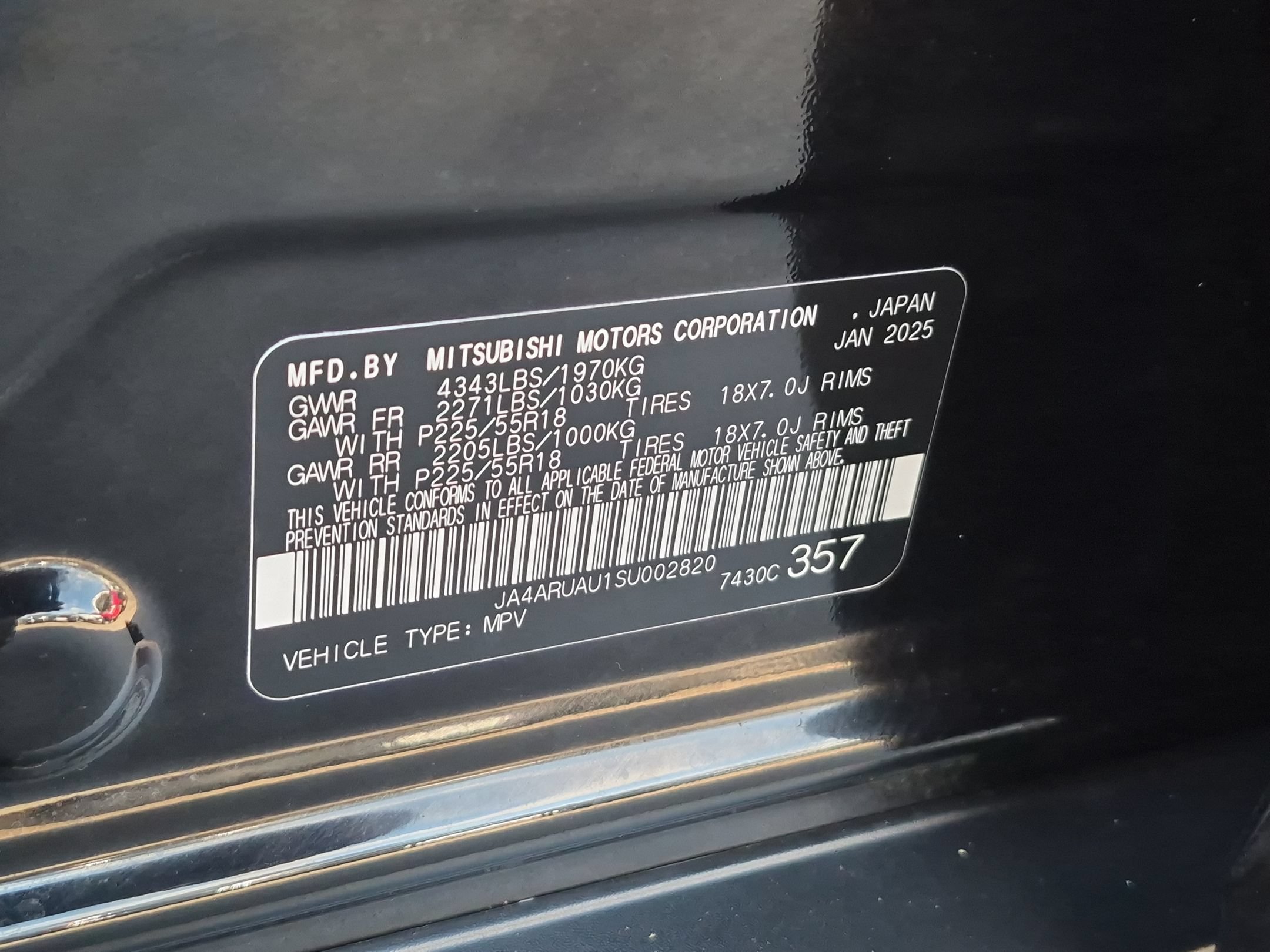 Used 2025 Mitsubishi Outlander Sport ES AWD/4WD image 23