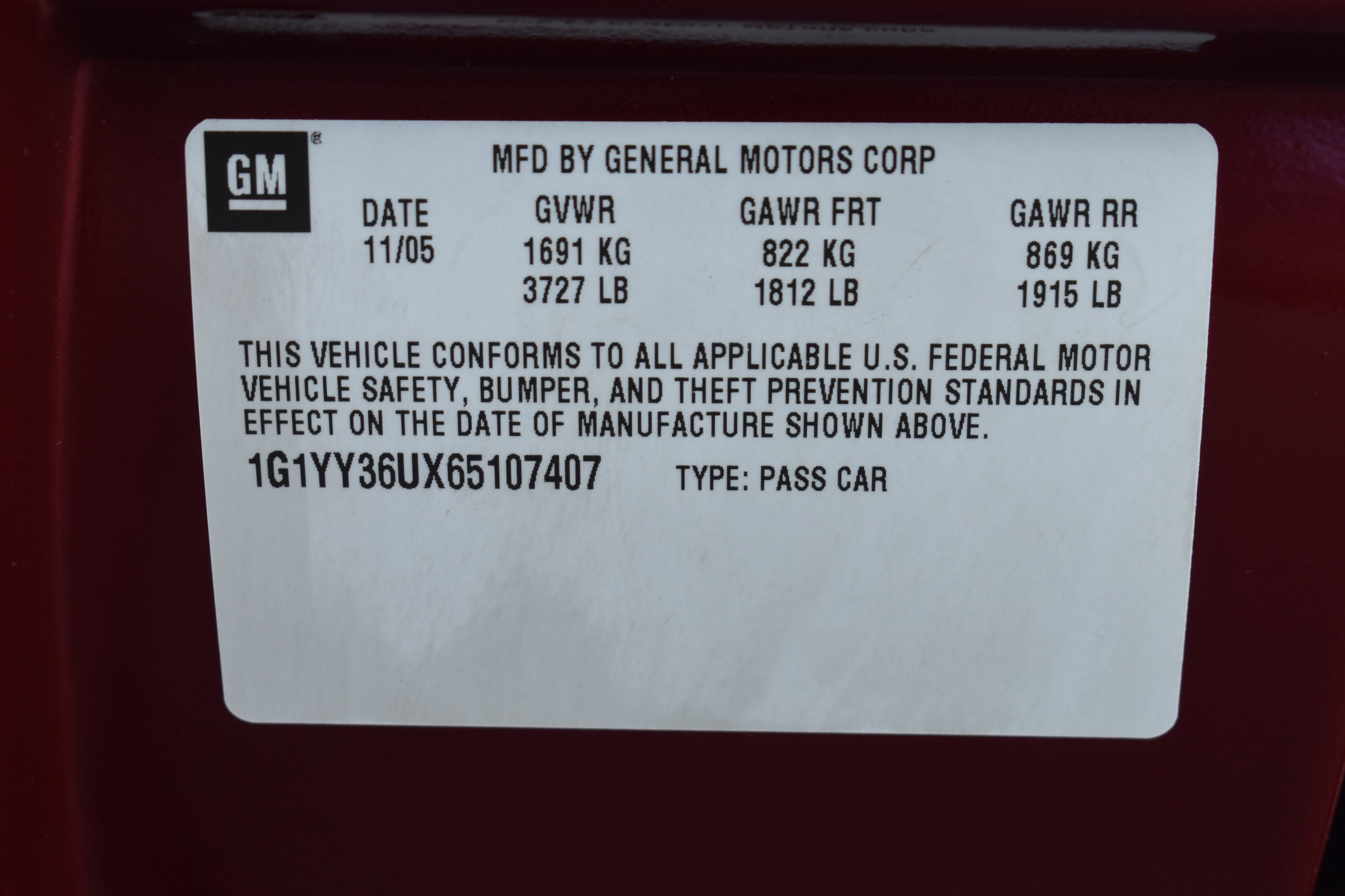 Used 2006 Chevrolet Corvette Convertible w/ Preferred Equipment Group image 38