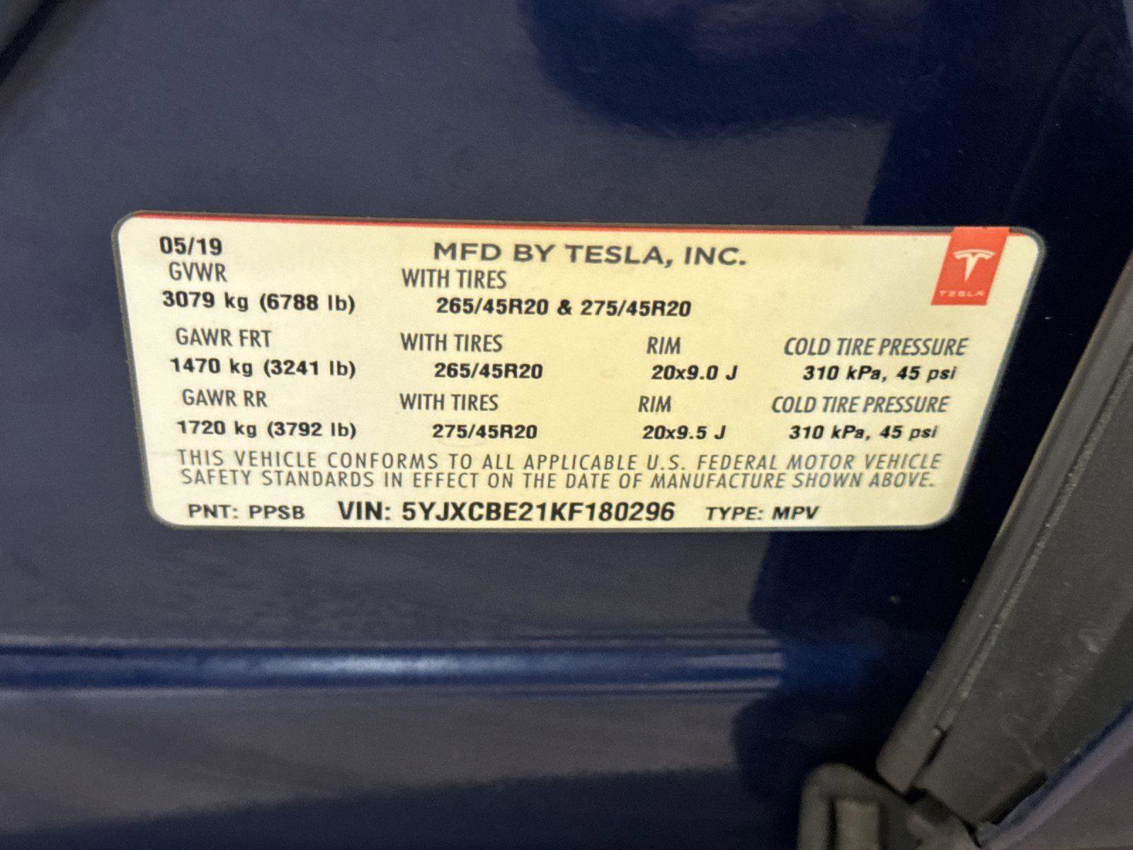 Used 2019 Tesla Model X 75D image 28