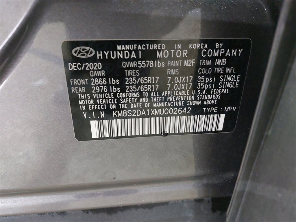 Used 2021 Hyundai Santa Fe Blue image 34