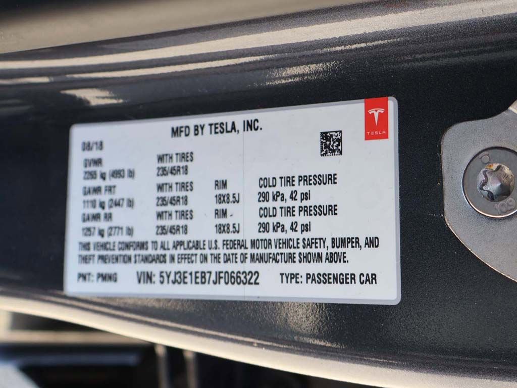 Used 2018 Tesla Model 3 Long Range AWD/4WD image 55