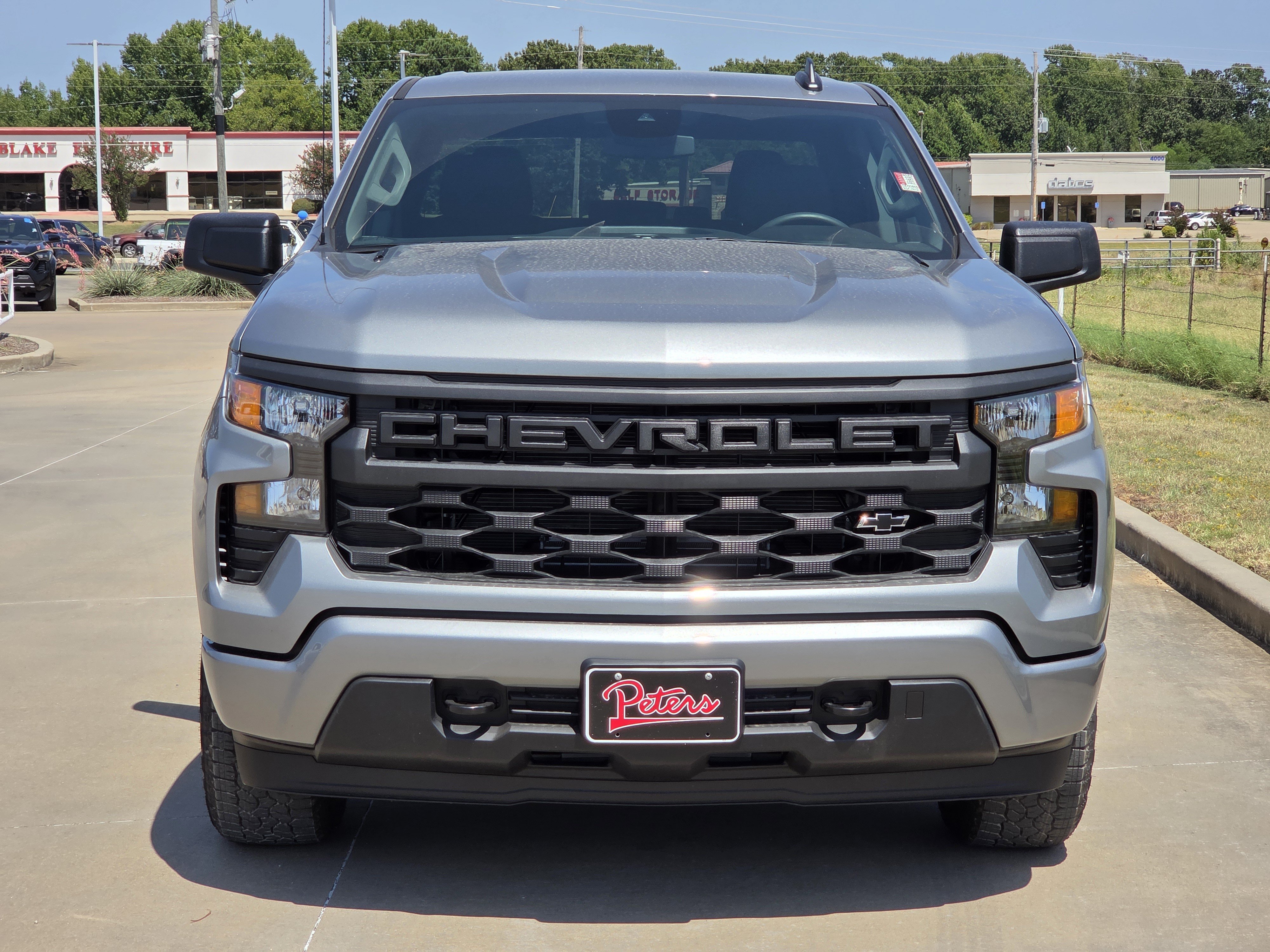 New 2026 Chevrolet Silverado 1500 Custom w/ Turbomax Blackout Package RWD image 2