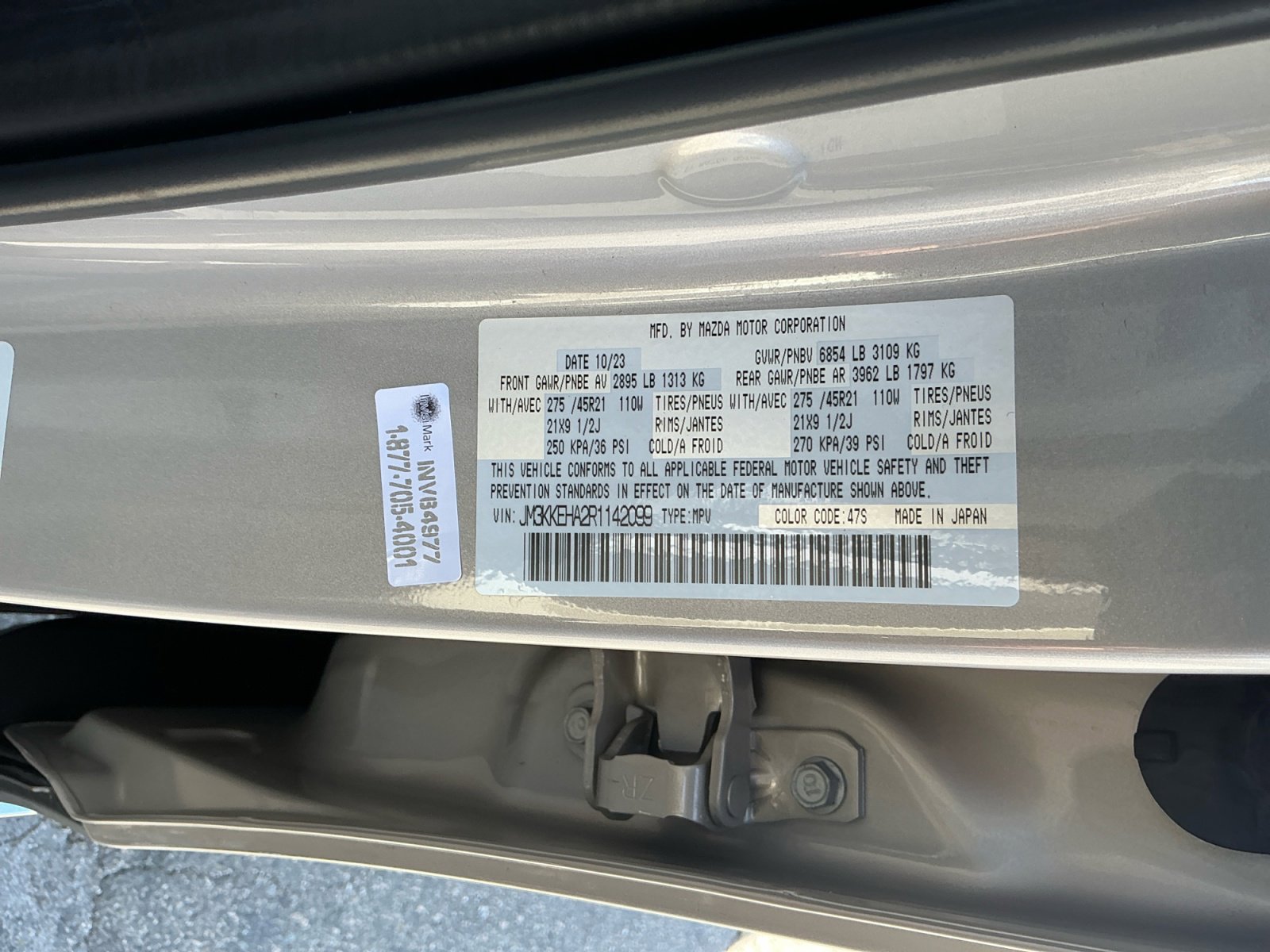 Used 2024 MAZDA CX-90 Plug-In Hybrid w/ Premium Plus AWD/4WD image 26