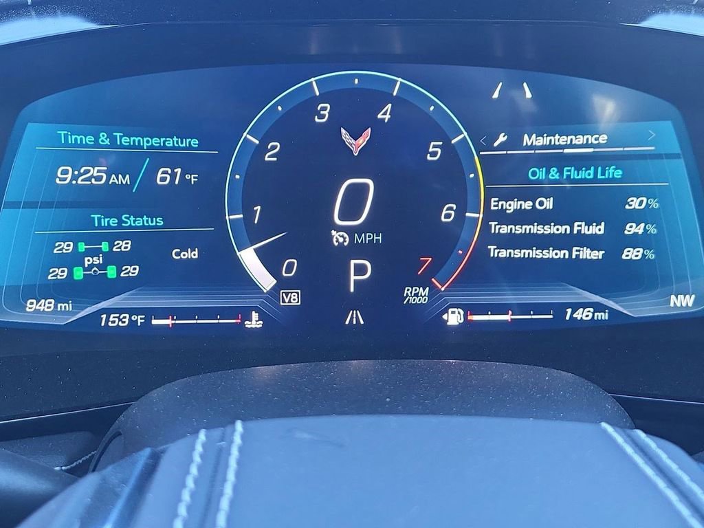 Used 2025 Chevrolet Corvette Stingray Convertible w/ Battery Protection Package RWD image 11