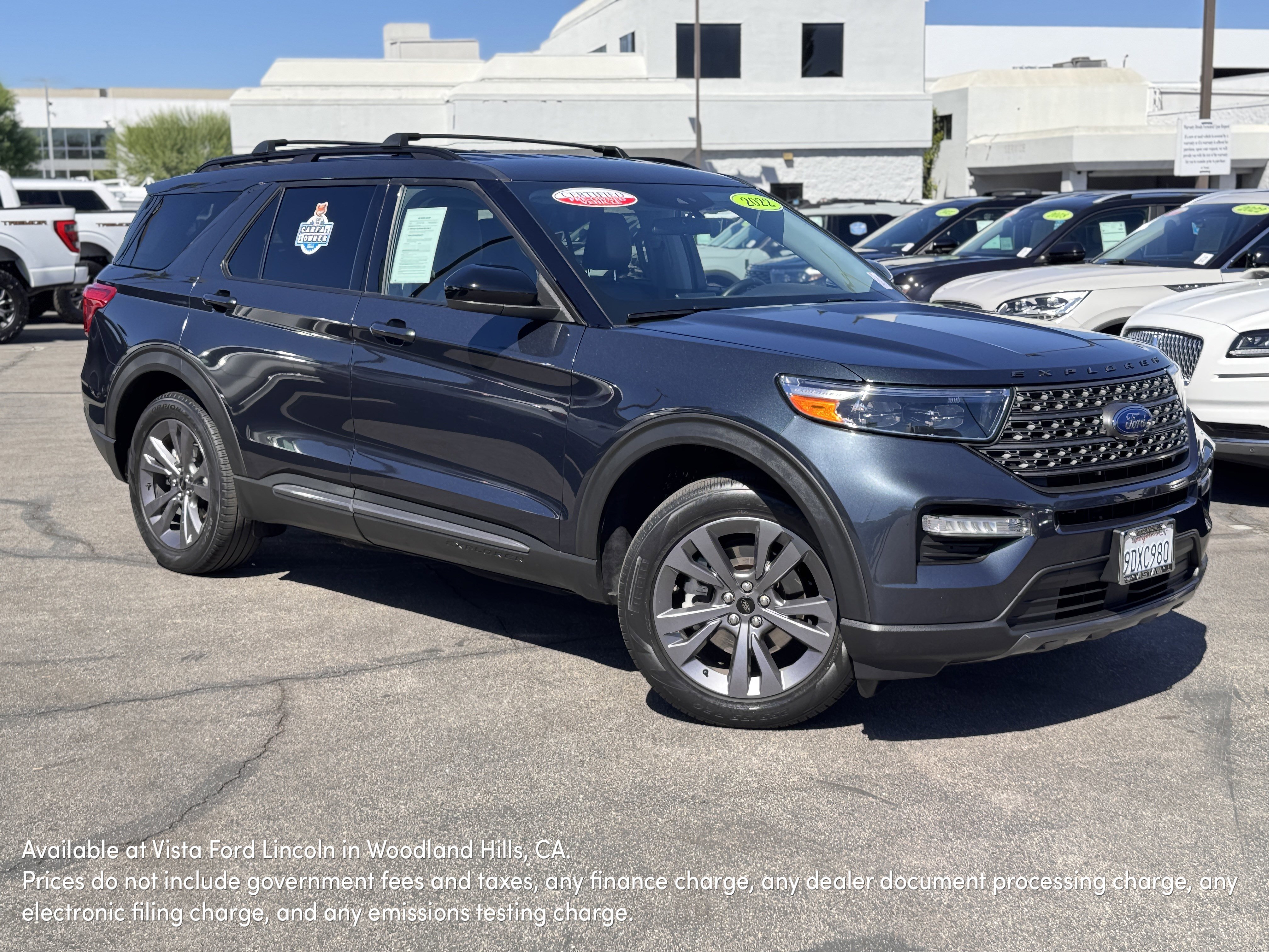 Certified 2022 Ford Explorer XLT w/ Equipment Group 202A