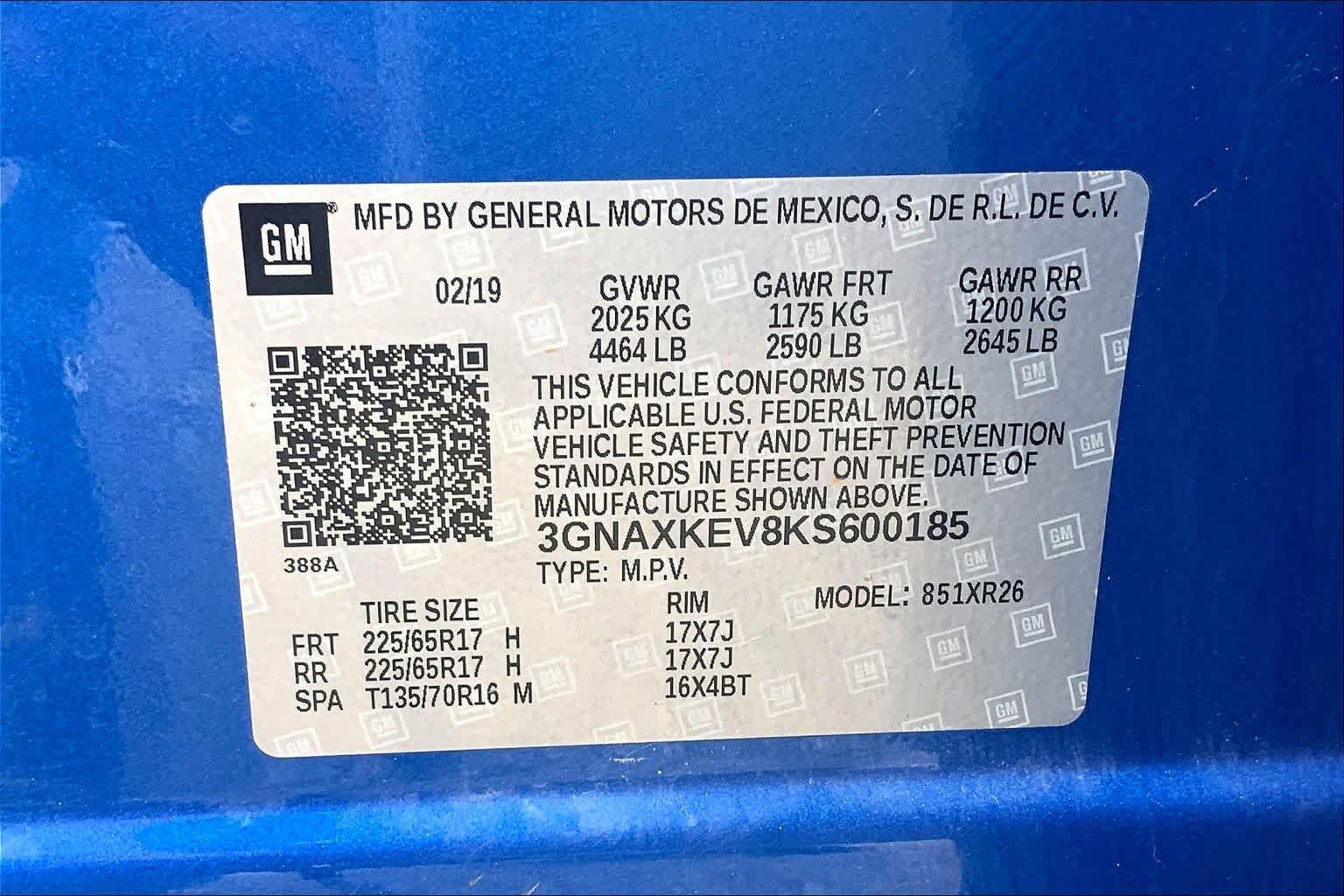 Used 2019 Chevrolet Equinox LT FWD image 37
