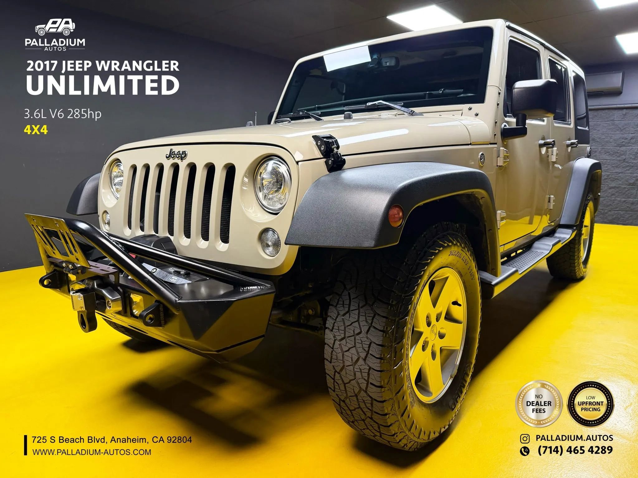 Used 2017 Jeep Wrangler Unlimited Sport w/ Quick Order Package 23S image 1