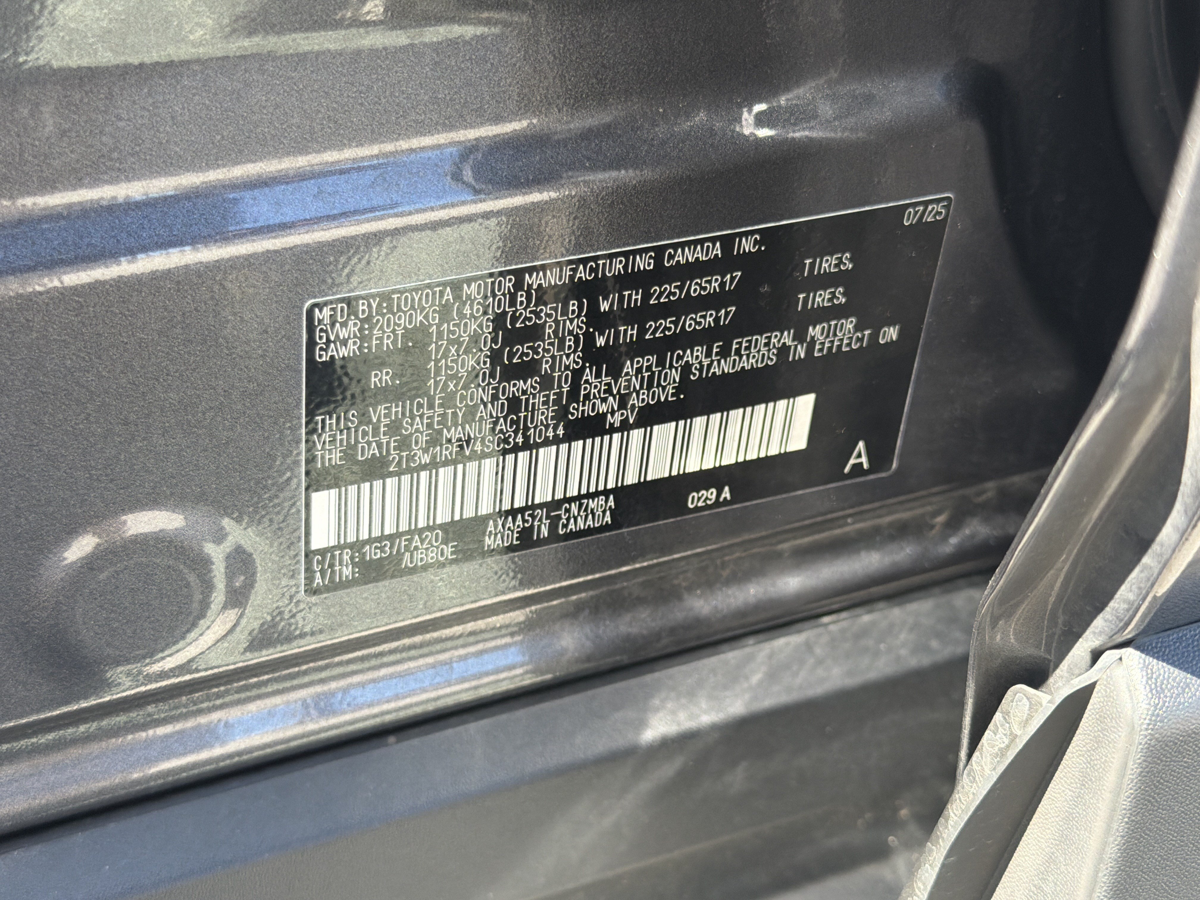 Certified 2025 Toyota RAV4 XLE w/ Convenience Package FWD image 30