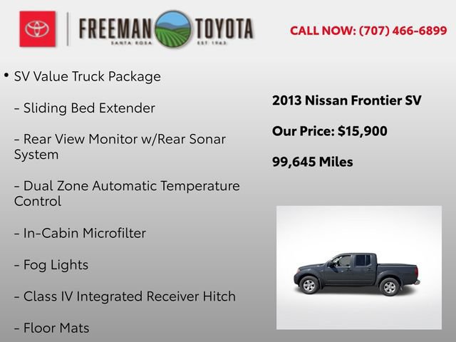 Used 2013 Nissan Frontier SV w/ SV Value Truck Pkg RWD image 5