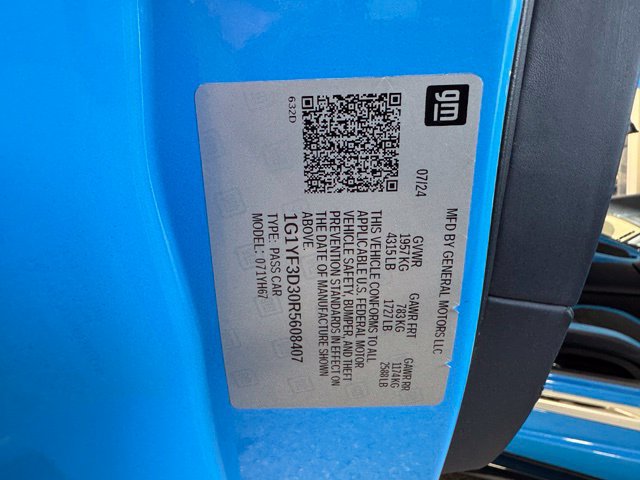 Used 2024 Chevrolet Corvette Z06 w/ Battery Protection Package RWD image 28