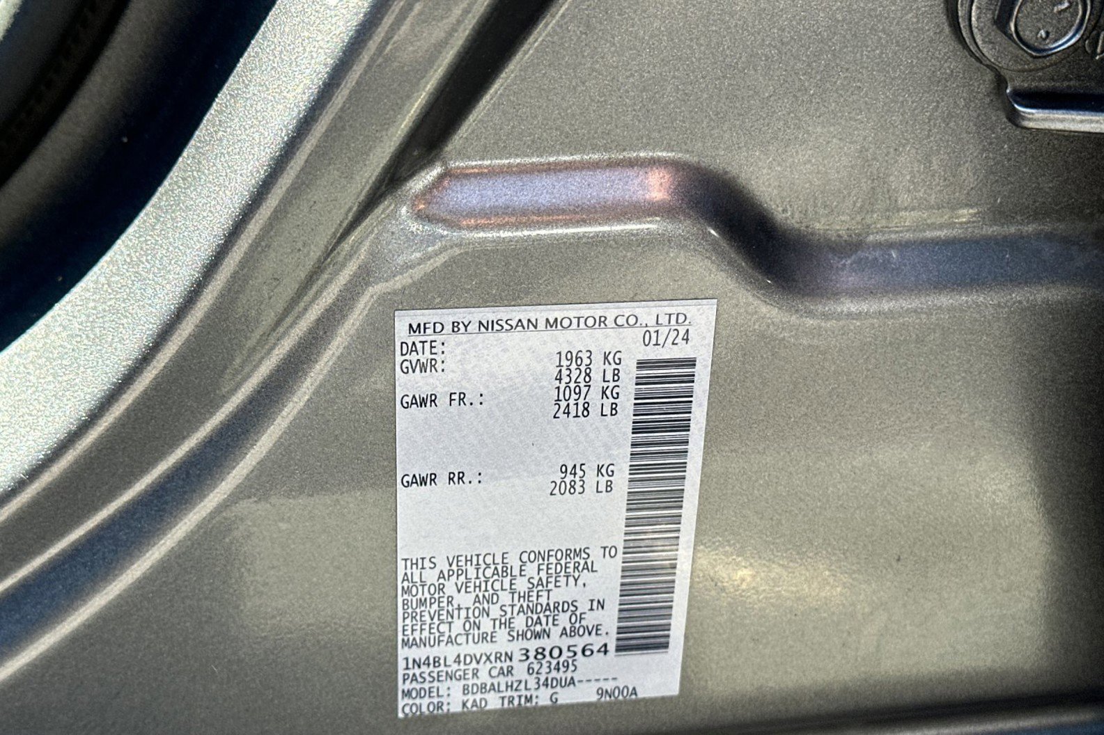 Used 2024 Nissan Altima 2.5 SV image 27