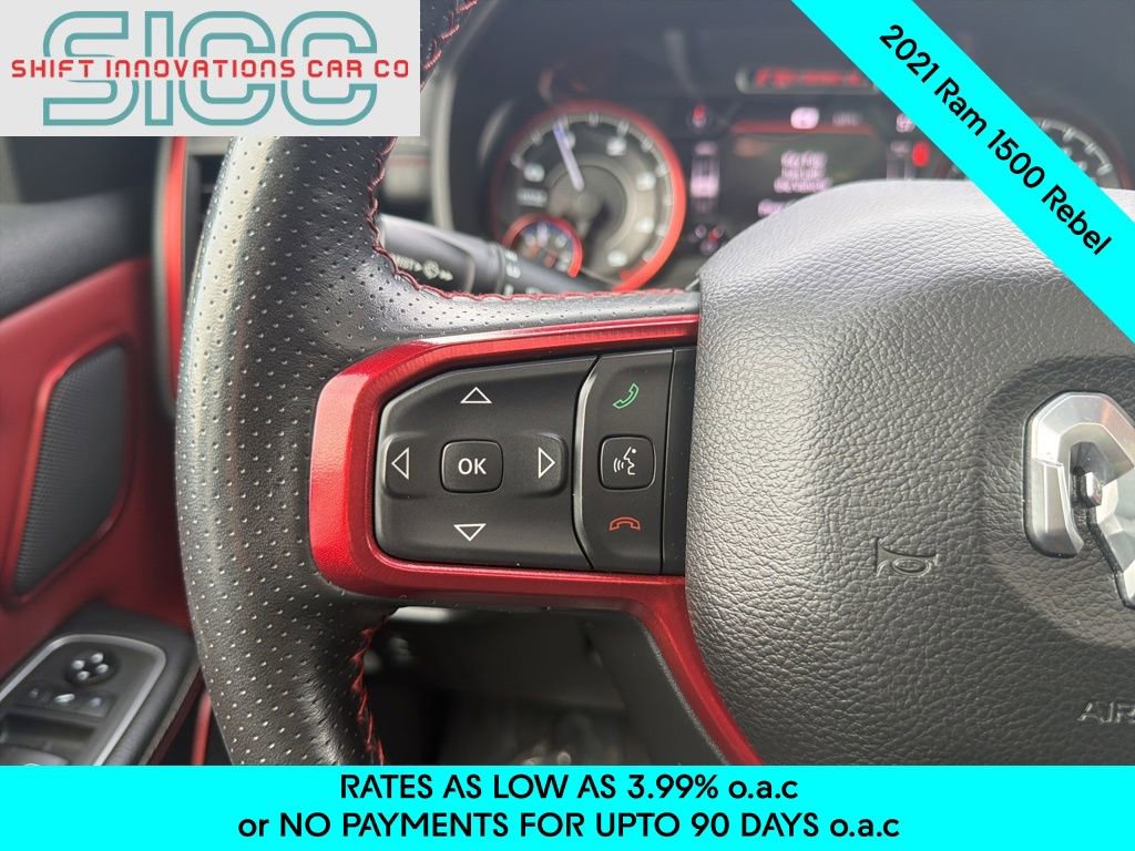 Used 2021 RAM 1500 Rebel w/ Leather & Sound Group AWD/4WD image 12