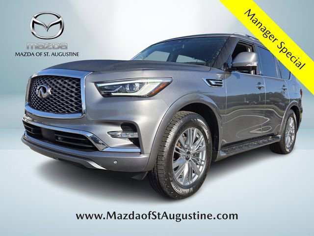 Used 2021 INFINITI QX80 Luxe w/ Cargo Package RWD image 1