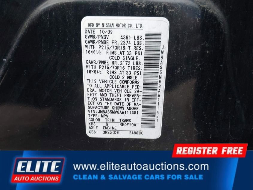 Used 2010 Nissan Rogue S image 17