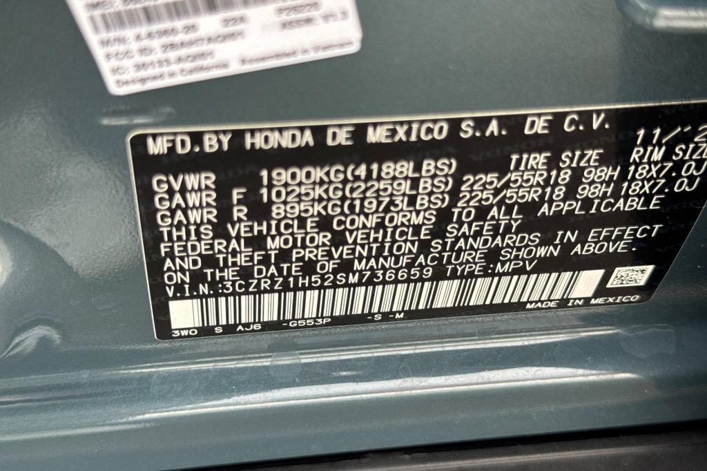 Certified 2025 Honda HR-V Sport image 36