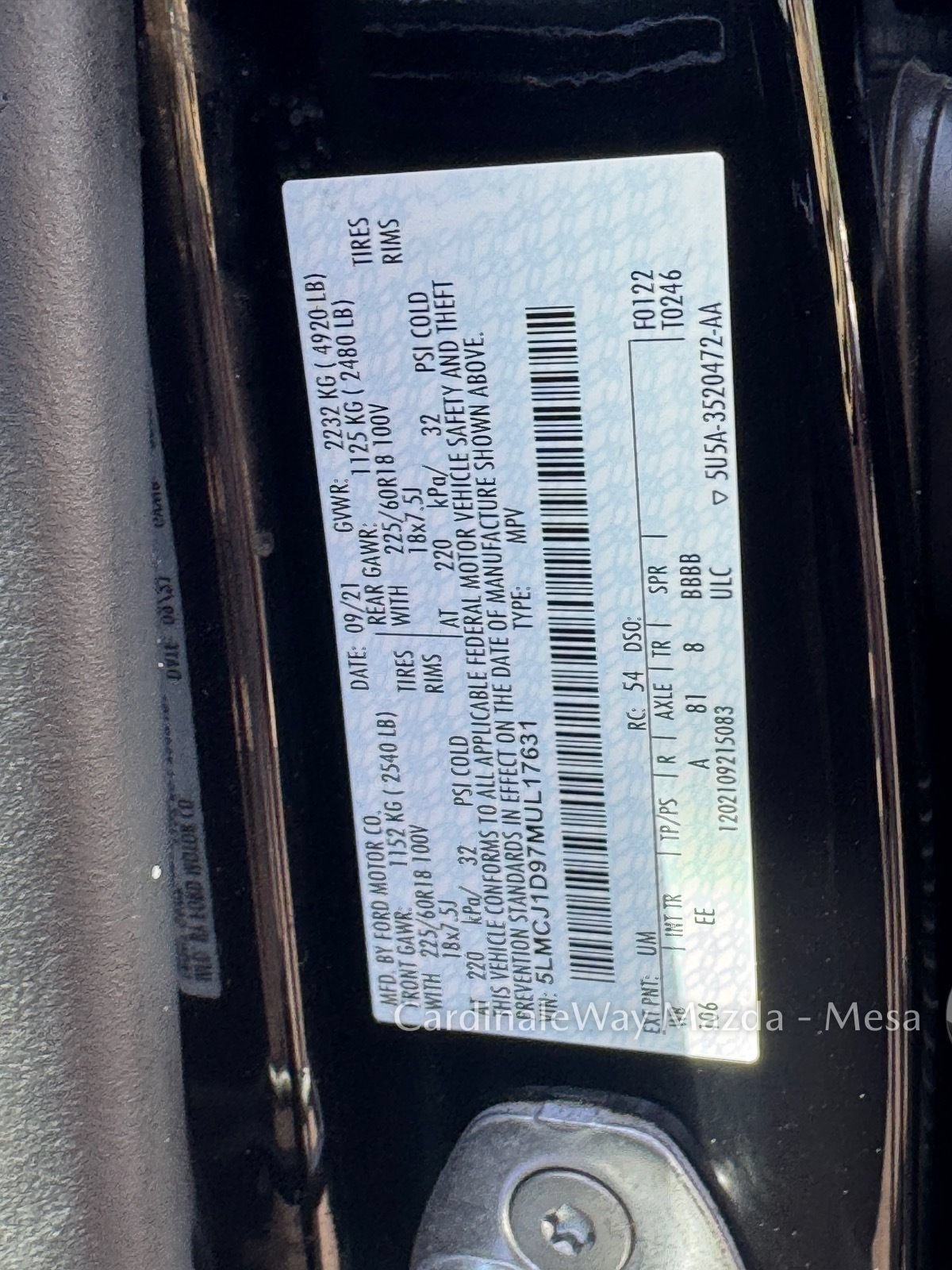 Used 2021 Lincoln Corsair AWD image 32