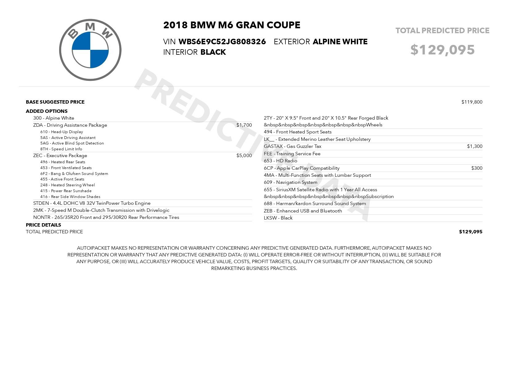 Used 2018 BMW M6 Gran Coupe image 91