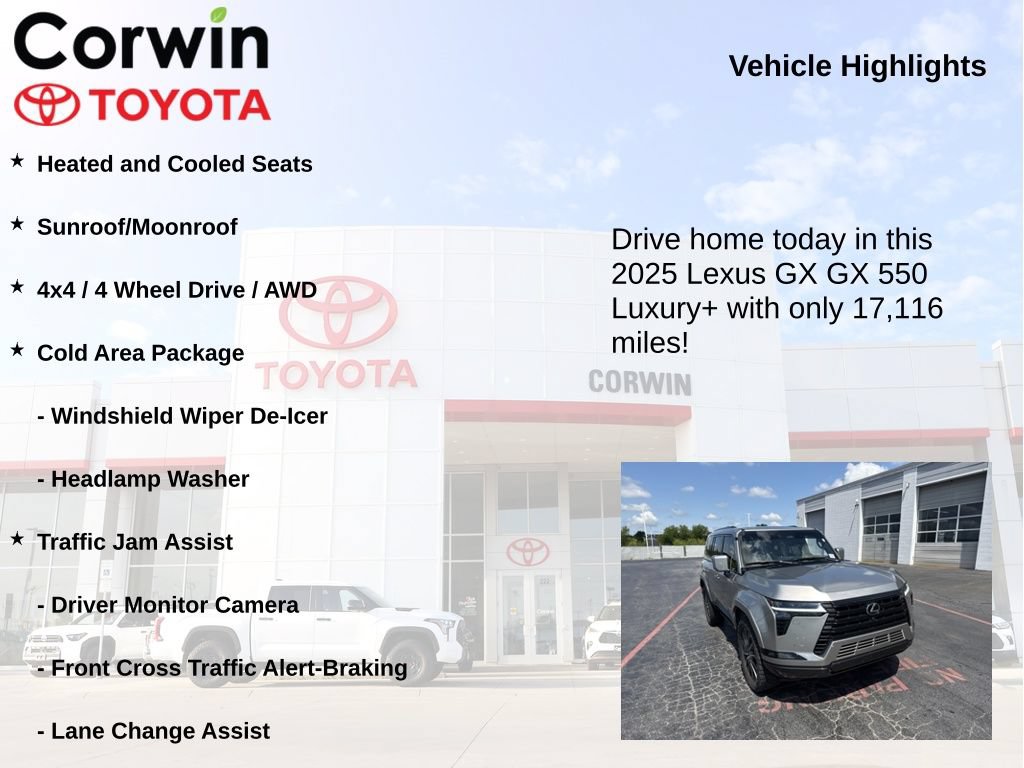 Used 2025 Lexus GX 550 AWD/4WD image 6