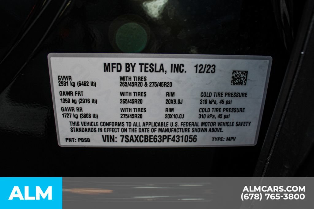Used 2023 Tesla Model X Plaid AWD/4WD image 36