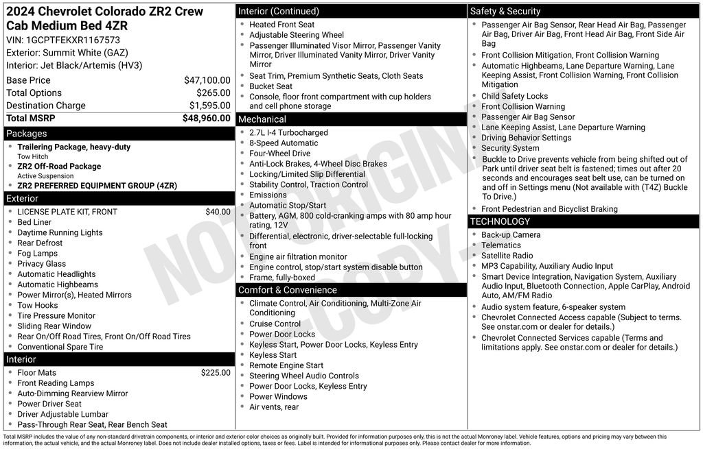 Used 2024 Chevrolet Colorado ZR2 AWD/4WD image 47