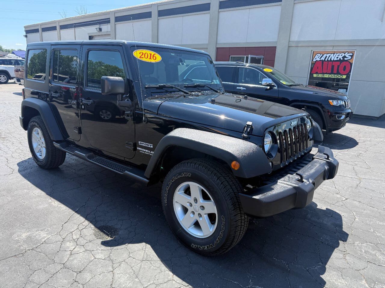 Used 2016 Jeep Wrangler Unlimited Sport w/ Quick Order Package 24S