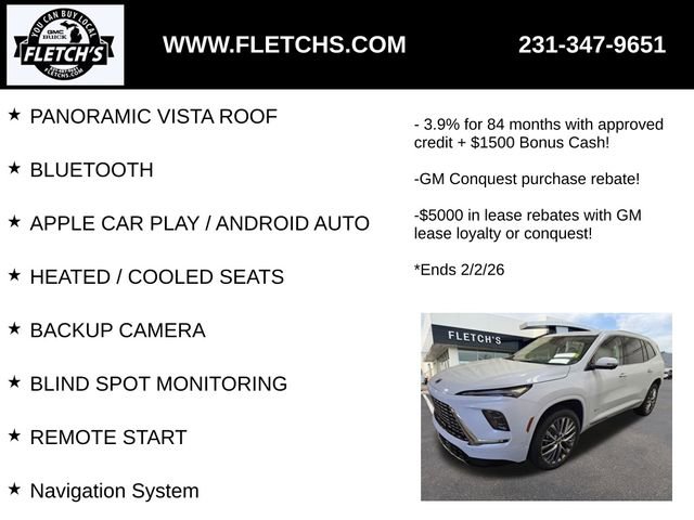 New 2026 Buick Enclave Avenir w/ Super Cruise Package image 2