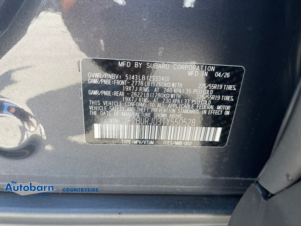 New 2026 Subaru Outback Touring XT AWD/4WD image 29