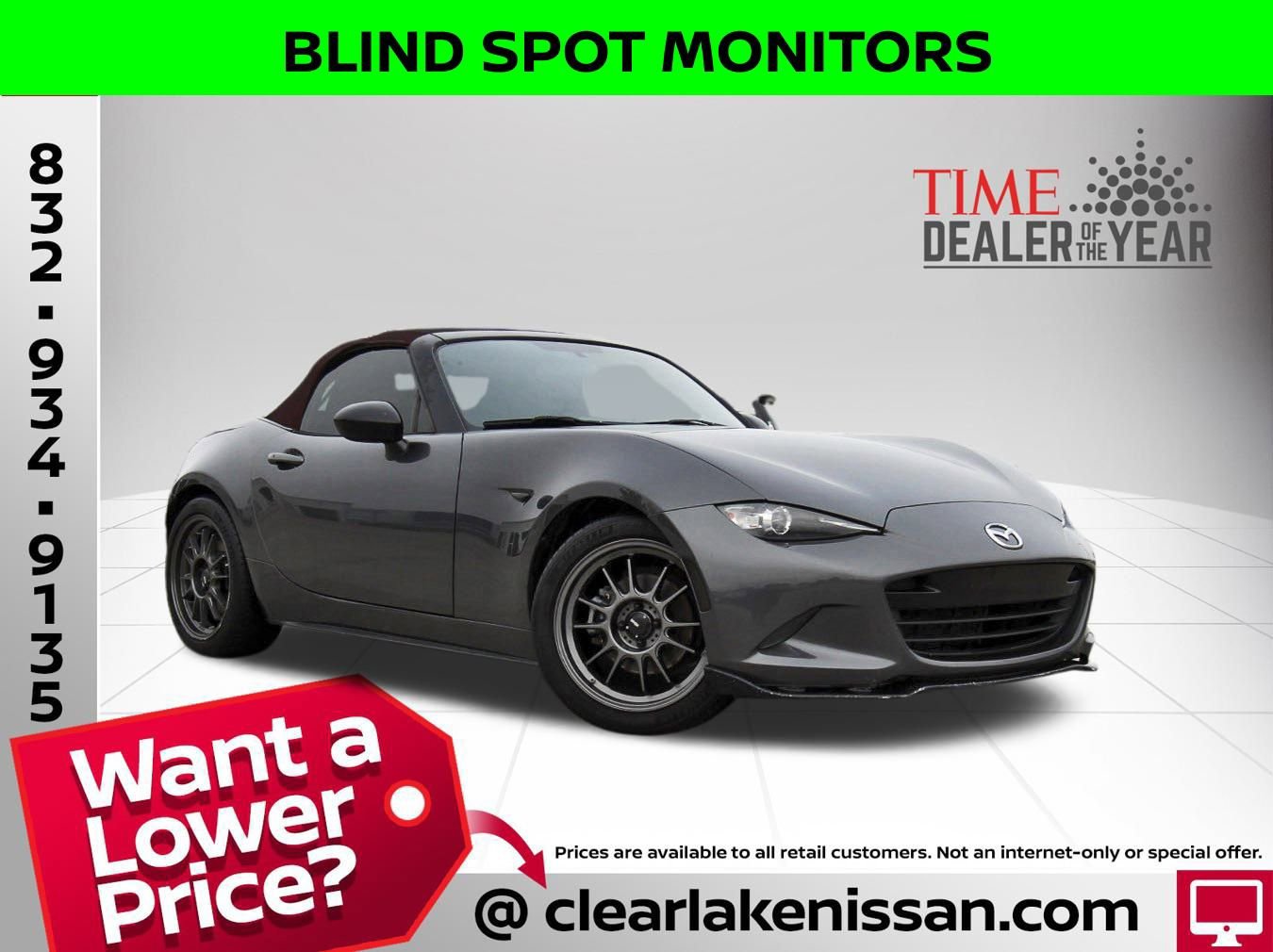 Used 2018 MAZDA MX-5 Miata Club image 1