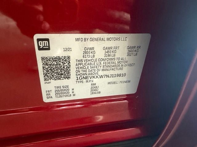 Used 2022 Chevrolet Traverse Premier AWD/4WD image 25