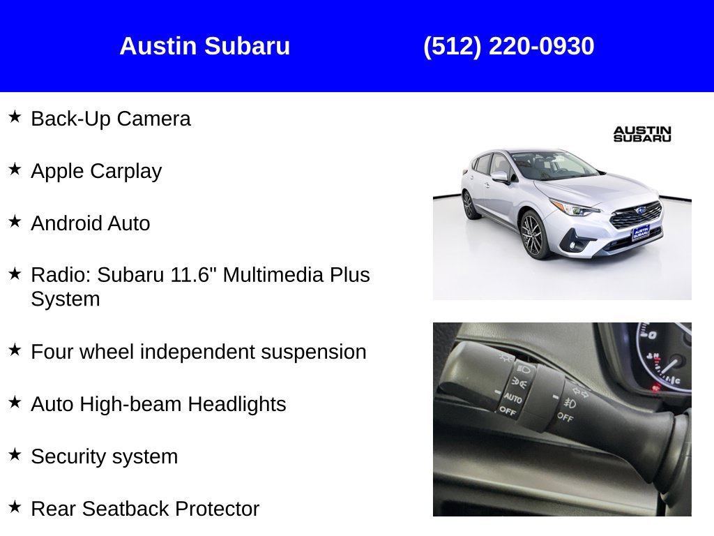 New 2026 Subaru Impreza 2.0i Sport AWD/4WD image 9