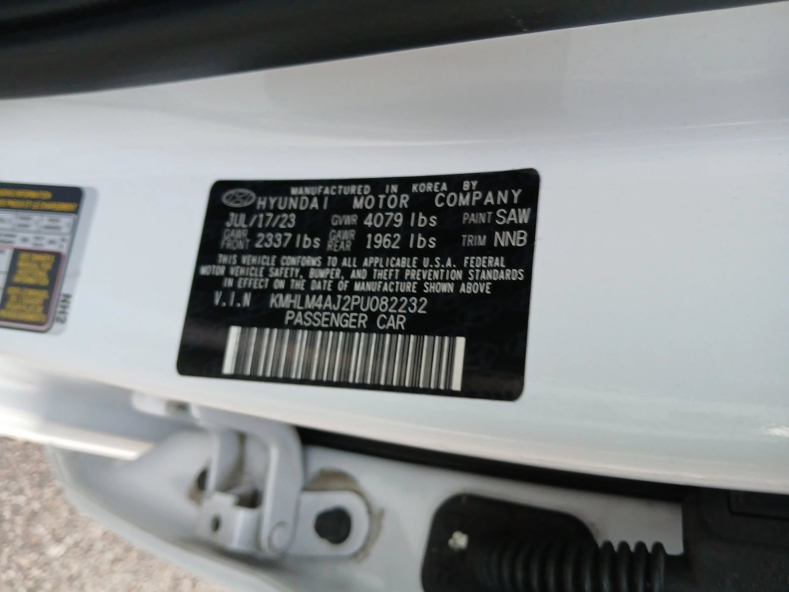 Used 2023 Hyundai Elantra Blue w/ Cargo Package FWD image 10