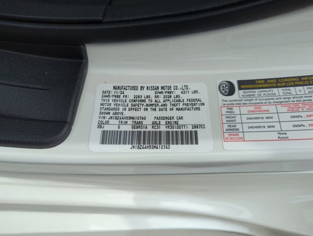 Certified 2025 Nissan Z Sport w/ Floor Mat Package image 42