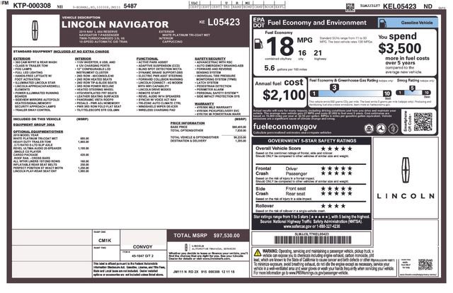 Used 2019 Lincoln Navigator L Reserve image 35