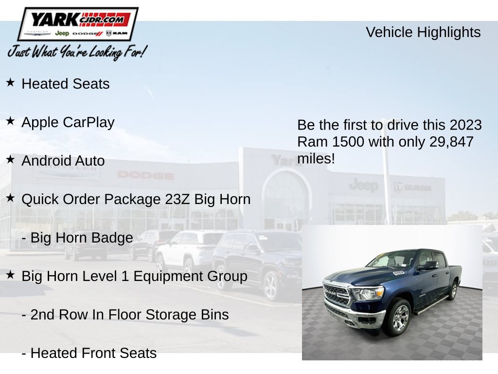 Certified 2023 RAM 1500 Big Horn AWD/4WD image 13
