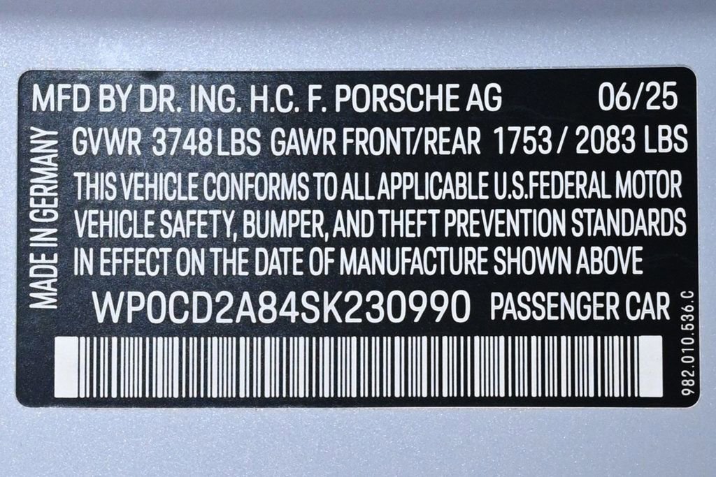 Certified 2025 Porsche 718 Boxster GTS image 28
