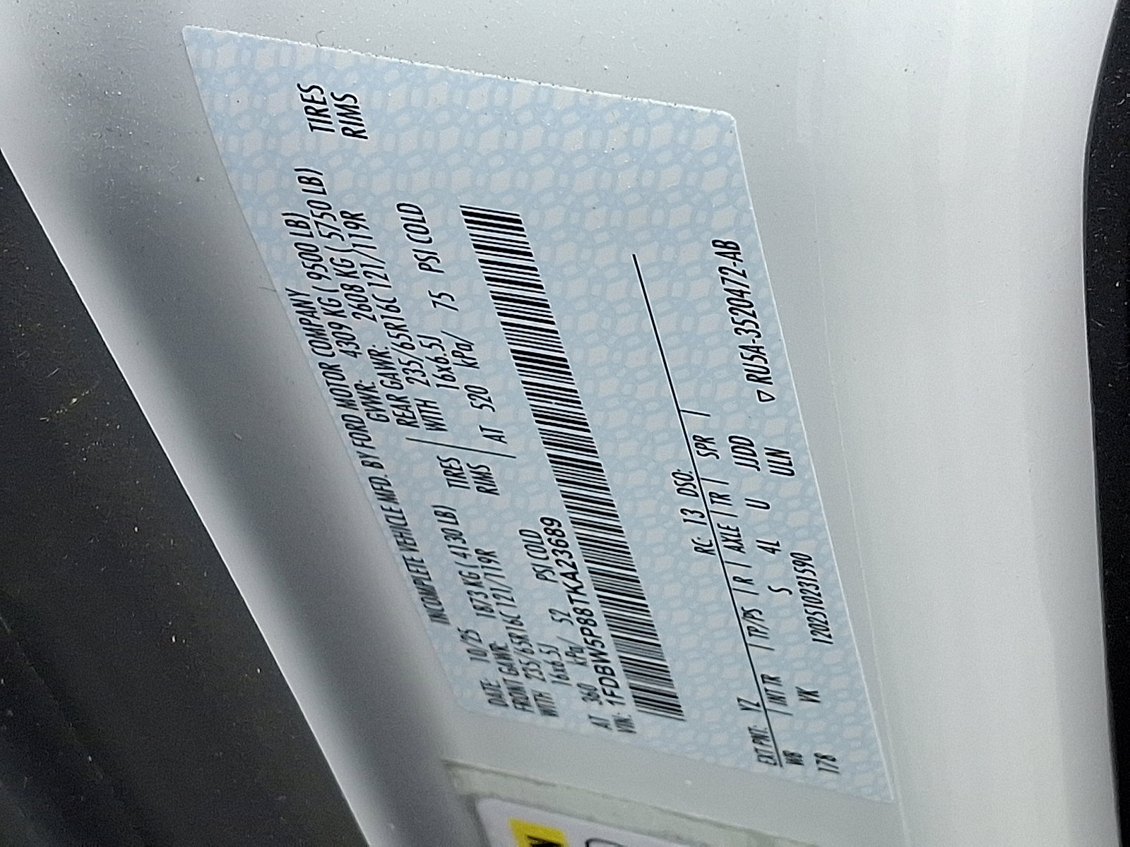 New 2026 Ford Transit 350 w/ Fleet Safety Package image 17