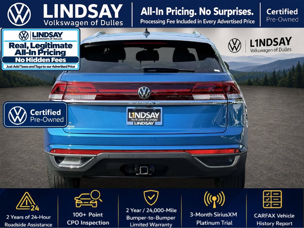 Certified 2024 Volkswagen Atlas Cross Sport SE w/ Panoramic Sunroof Package FWD image 6