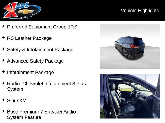 Certified 2024 Chevrolet Equinox RS w/ RS Leather Package AWD/4WD image 2