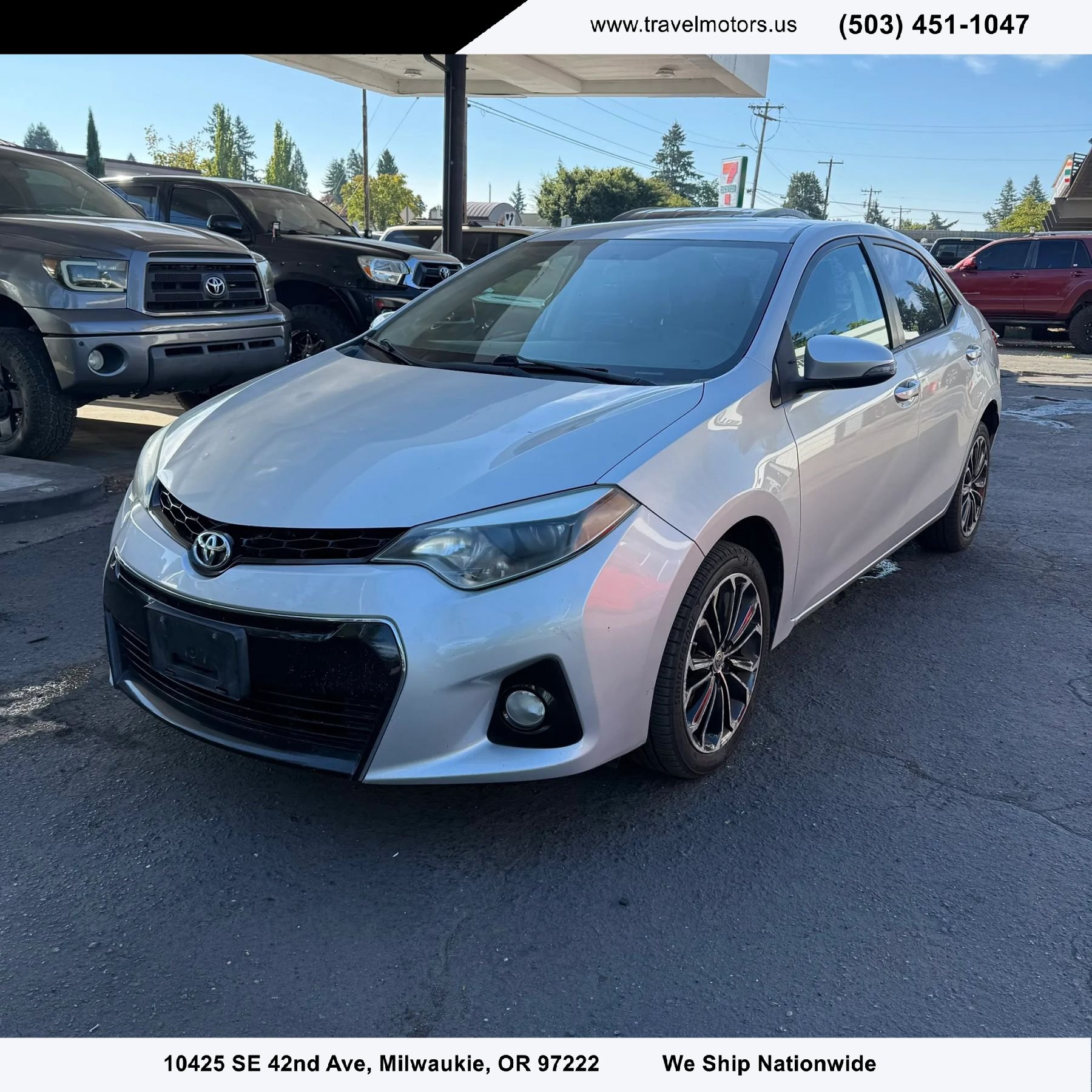 Used 2015 Toyota Corolla S FWD image 1