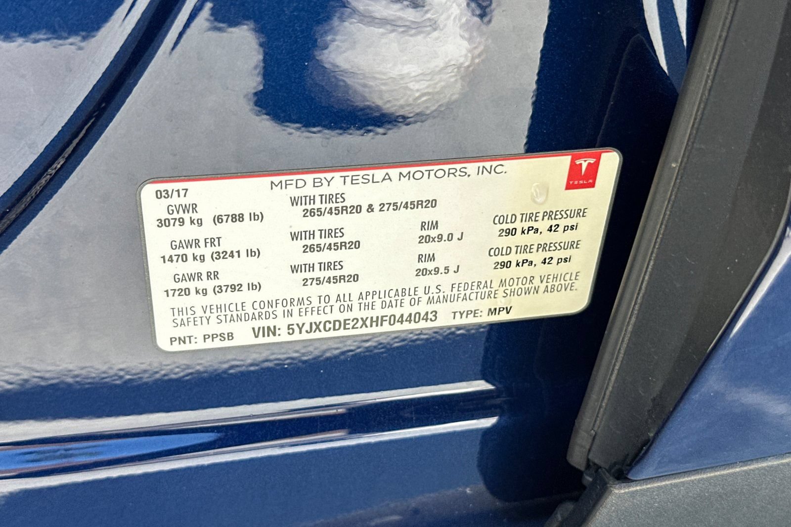 Used 2017 Tesla Model X 100D AWD/4WD image 29