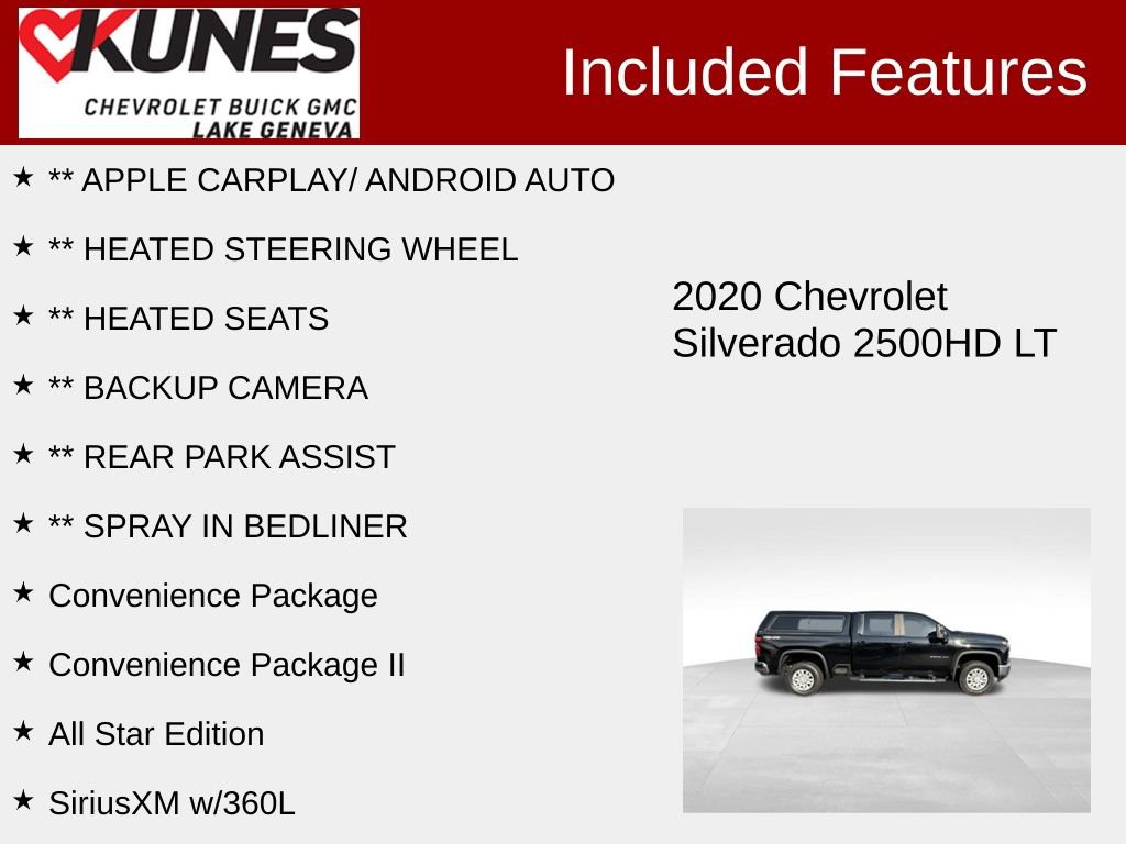Used 2020 Chevrolet Silverado 2500 LT w/ All Star Edition AWD/4WD image 2