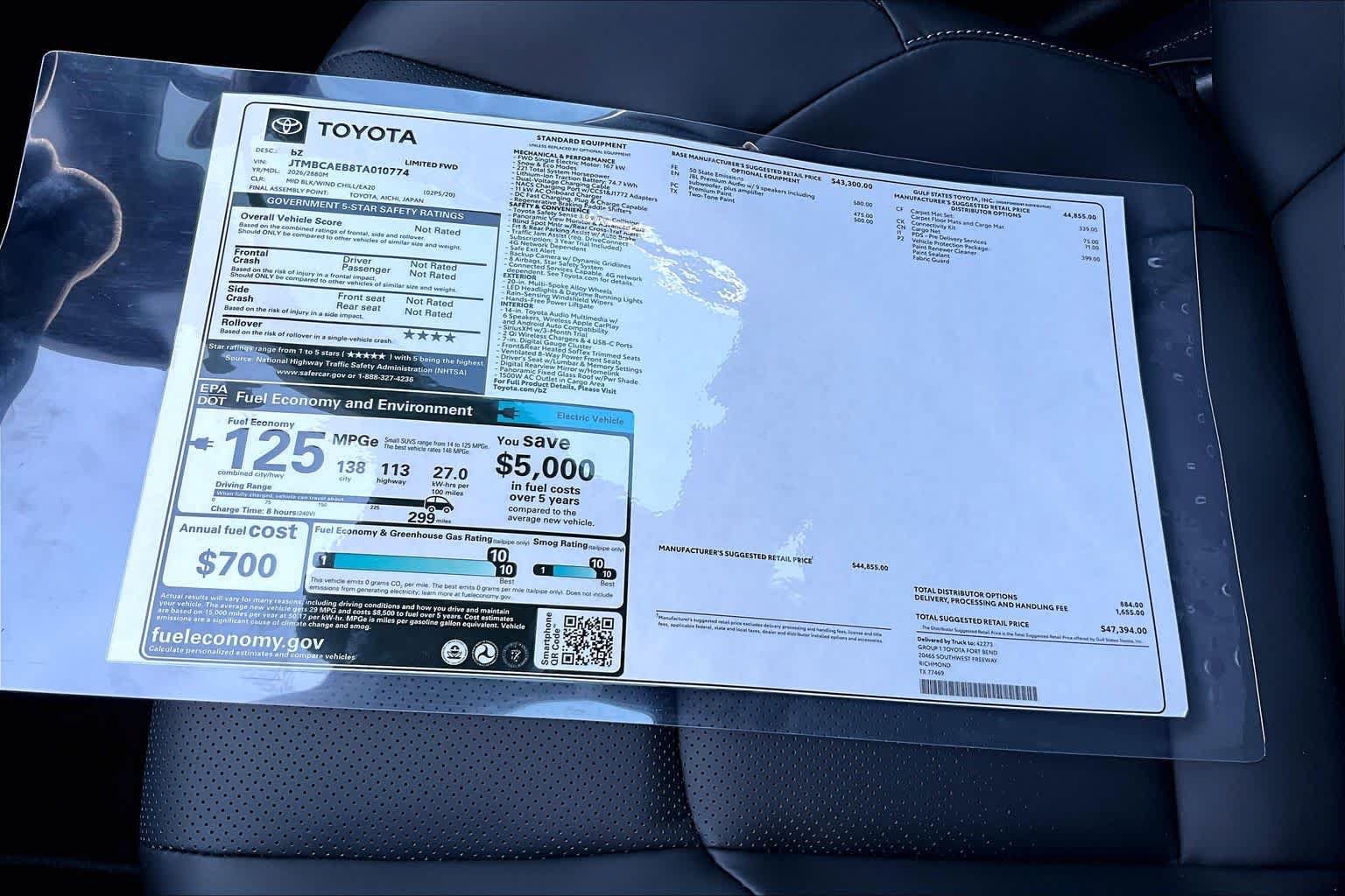 New 2026 Toyota bZ FWD image 22