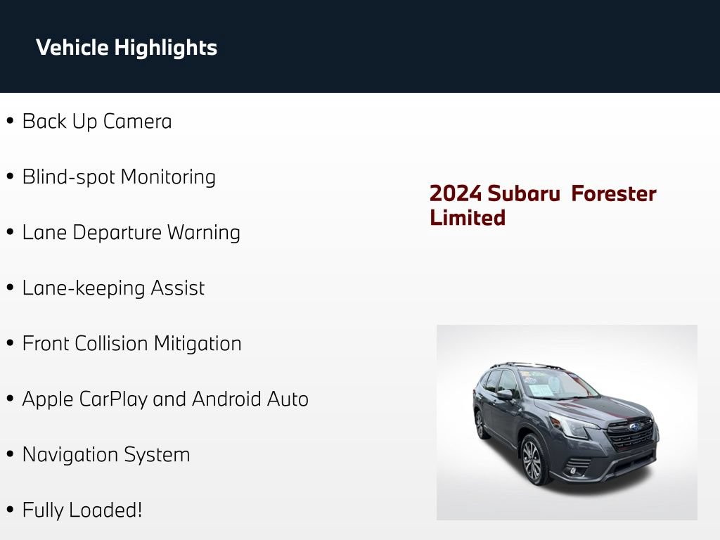 Used 2024 Subaru Forester Limited AWD/4WD image 5