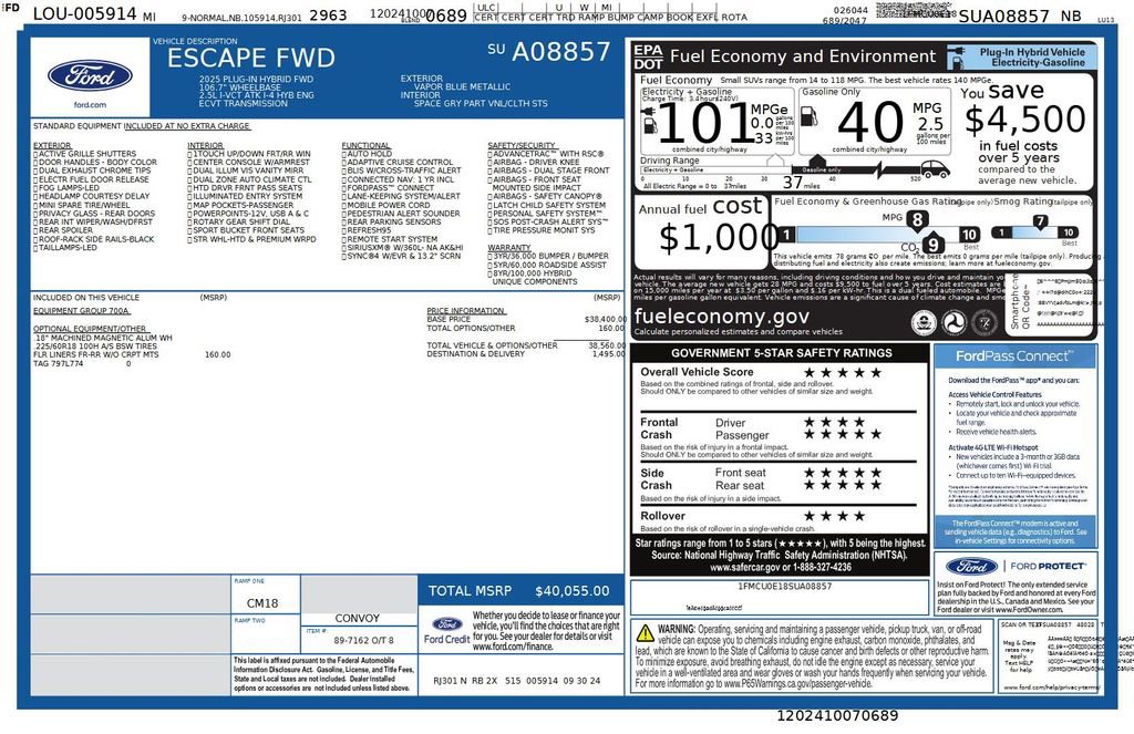 Used 2025 Ford Escape SE FWD image 43
