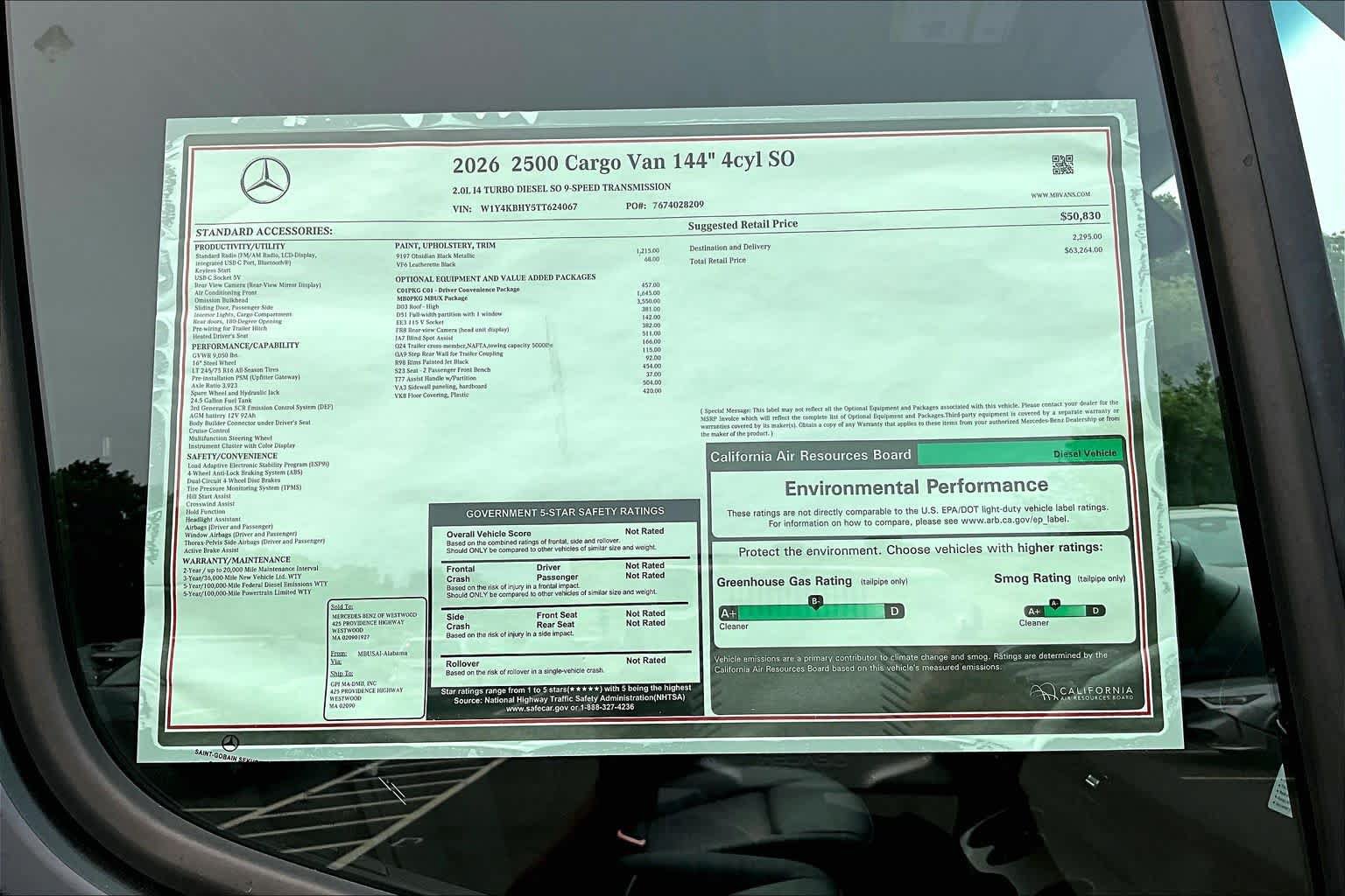 New 2026 Mercedes-Benz Sprinter 2500 image 18