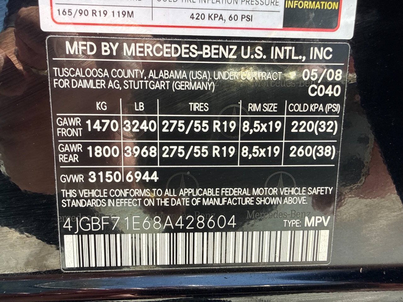 Used 2008 Mercedes-Benz GL 450 4MATIC image 49