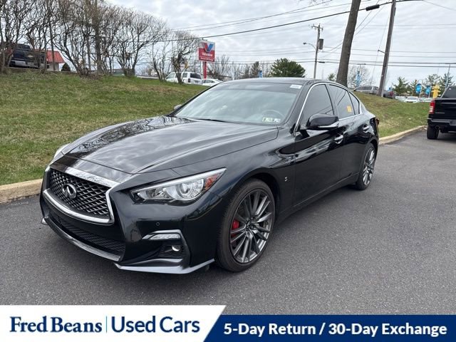 Used 2020 INFINITI Q50 Red Sport 400 image 3
