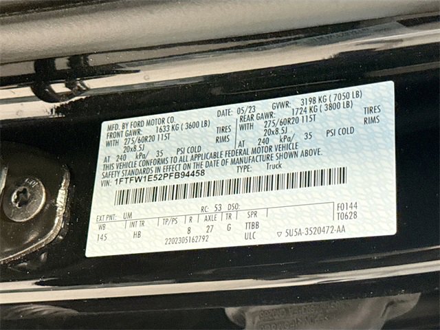 Used 2023 Ford F150 Lariat w/ Equipment Group 502A High image 28