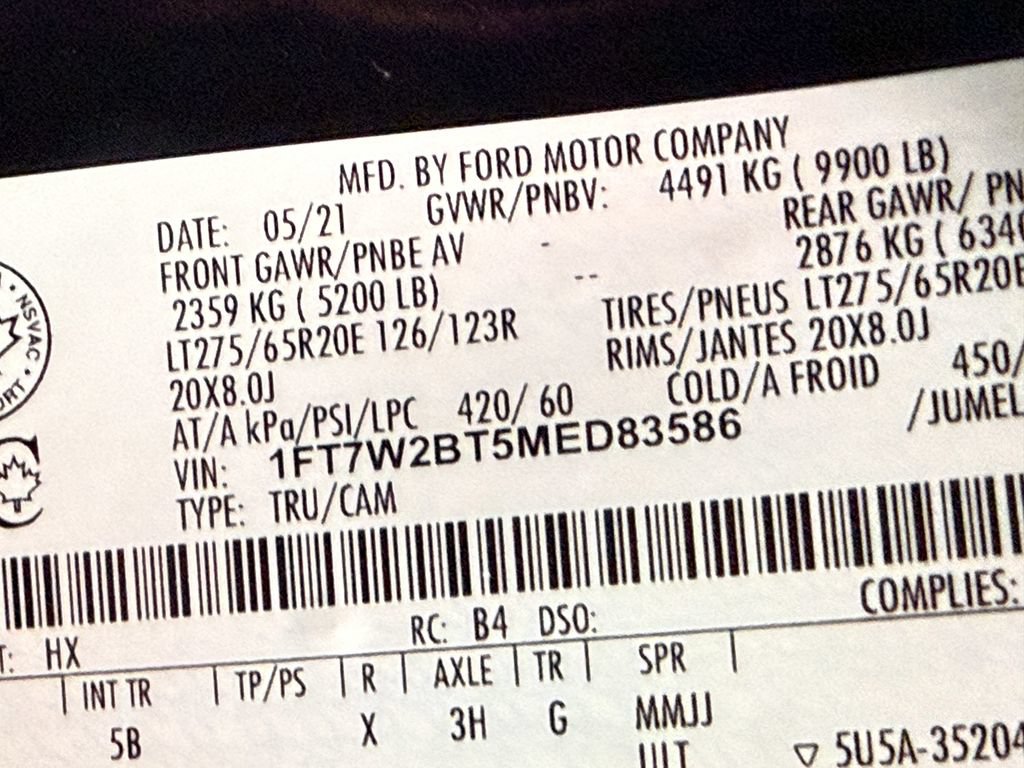 Used 2021 Ford F250 Lariat AWD/4WD image 56