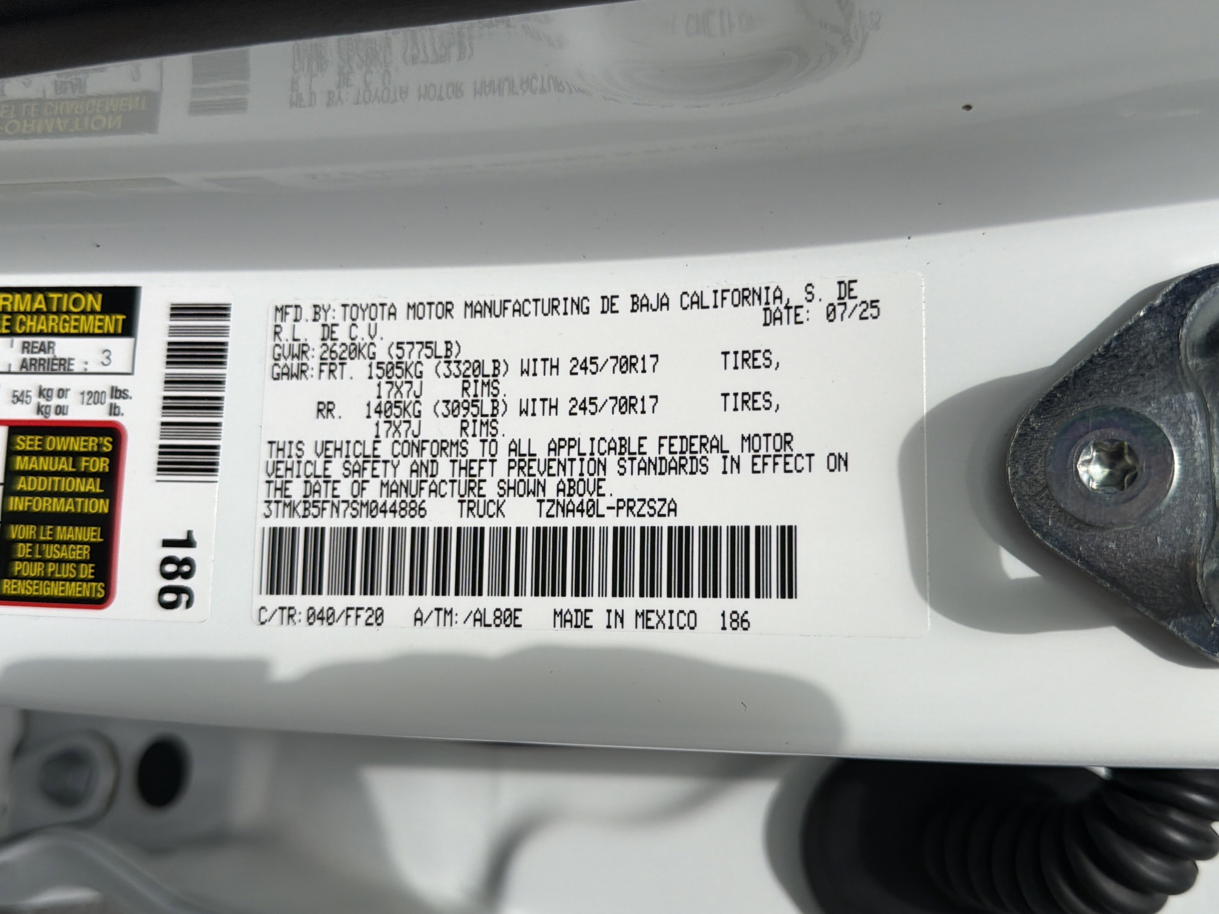 Used 2025 Toyota Tacoma SR5 RWD image 30